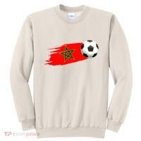 Morocco Soccer Ball Morocco Flag Jersey Morocco Football Sweatshirt thumb 0