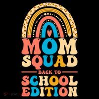 Mom Squad Back To School Edition Gift Women's Hoodie thumb 2