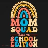 Mom Squad Back To School Edition Gift Ornament thumb 1