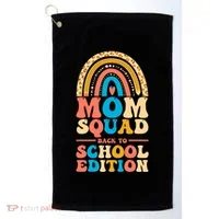 Mom Squad Back To School Edition Gift Golf Towel thumb 0
