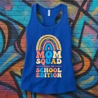 Mom Squad Back To School Edition Gift Women's Tank Top thumb 3