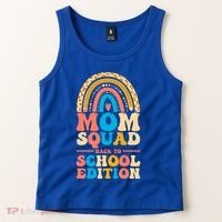 Mom Squad Back To School Edition Gift Tank Top thumb 2
