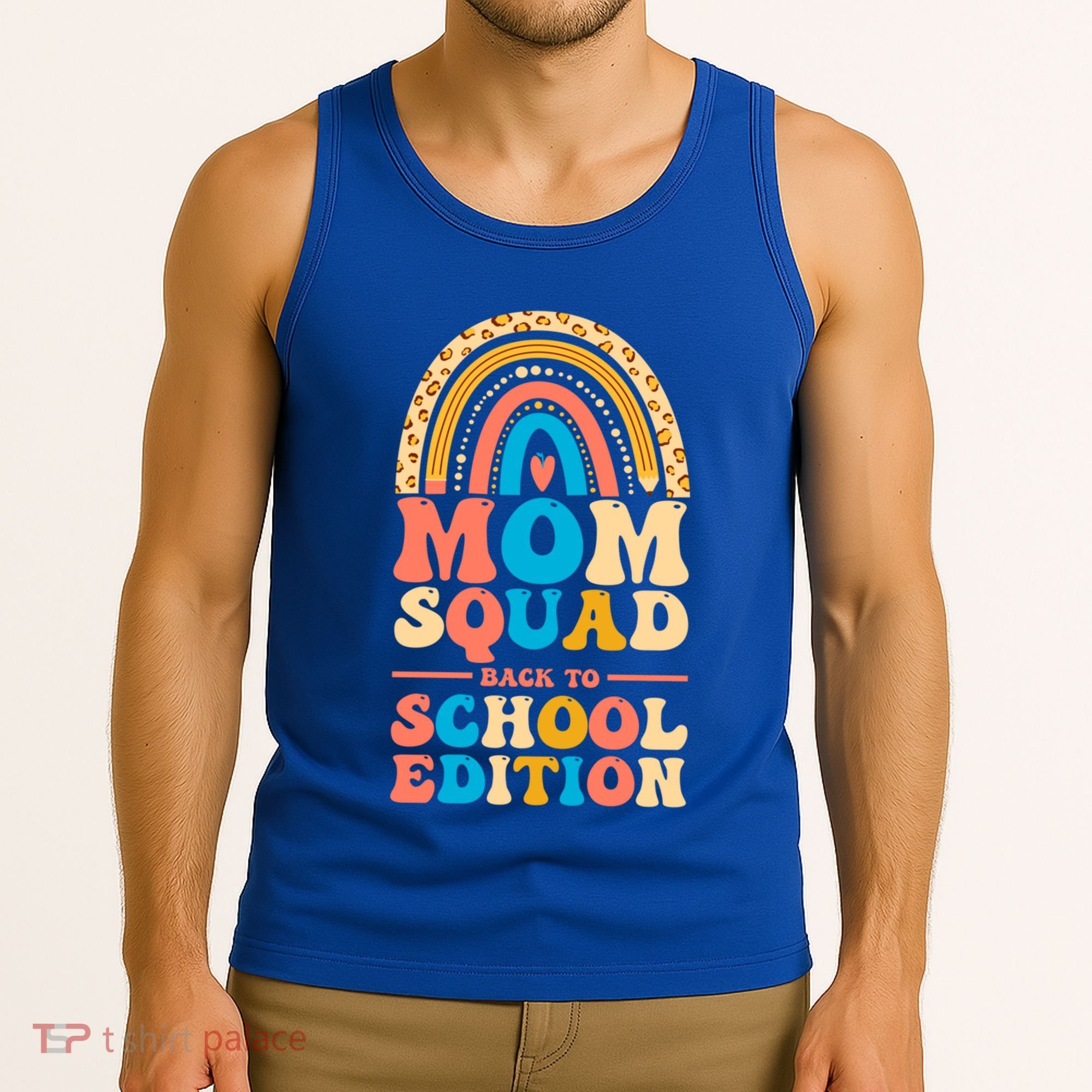 Mom Squad Back To School Edition Gift Tank Top