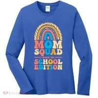 Mom Squad Back To School Edition Gift Women's Long Sleeve Shirt thumb 0