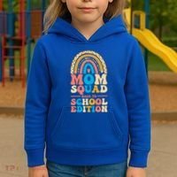 Mom Squad Back To School Edition Gift Kids Hoodie thumb 3