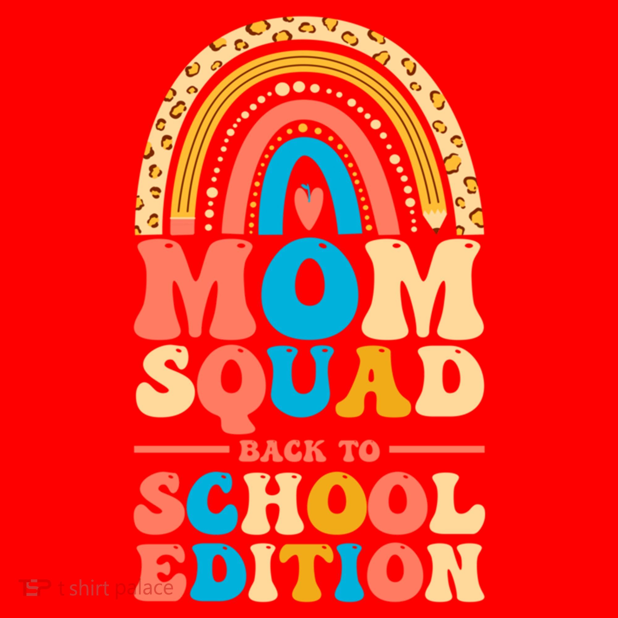 Mom Squad Back To School Edition Gift Santa Hat