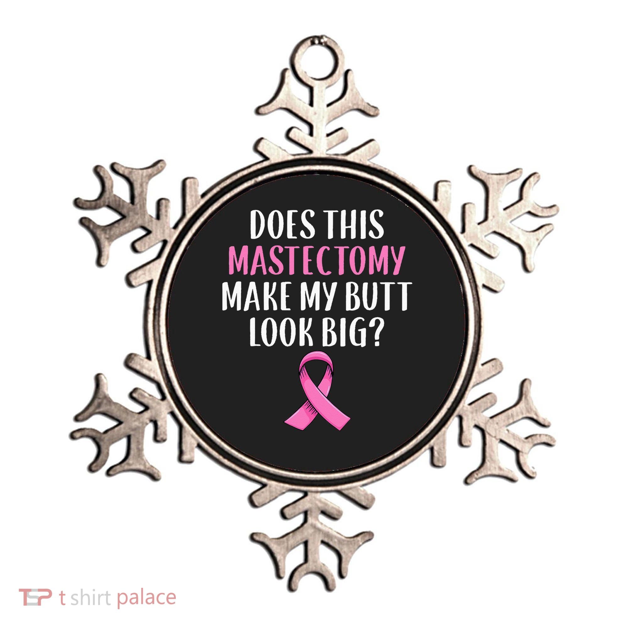 Mastectomy Survivor Breast Cancer Awareness Women Funny Gift Ornament