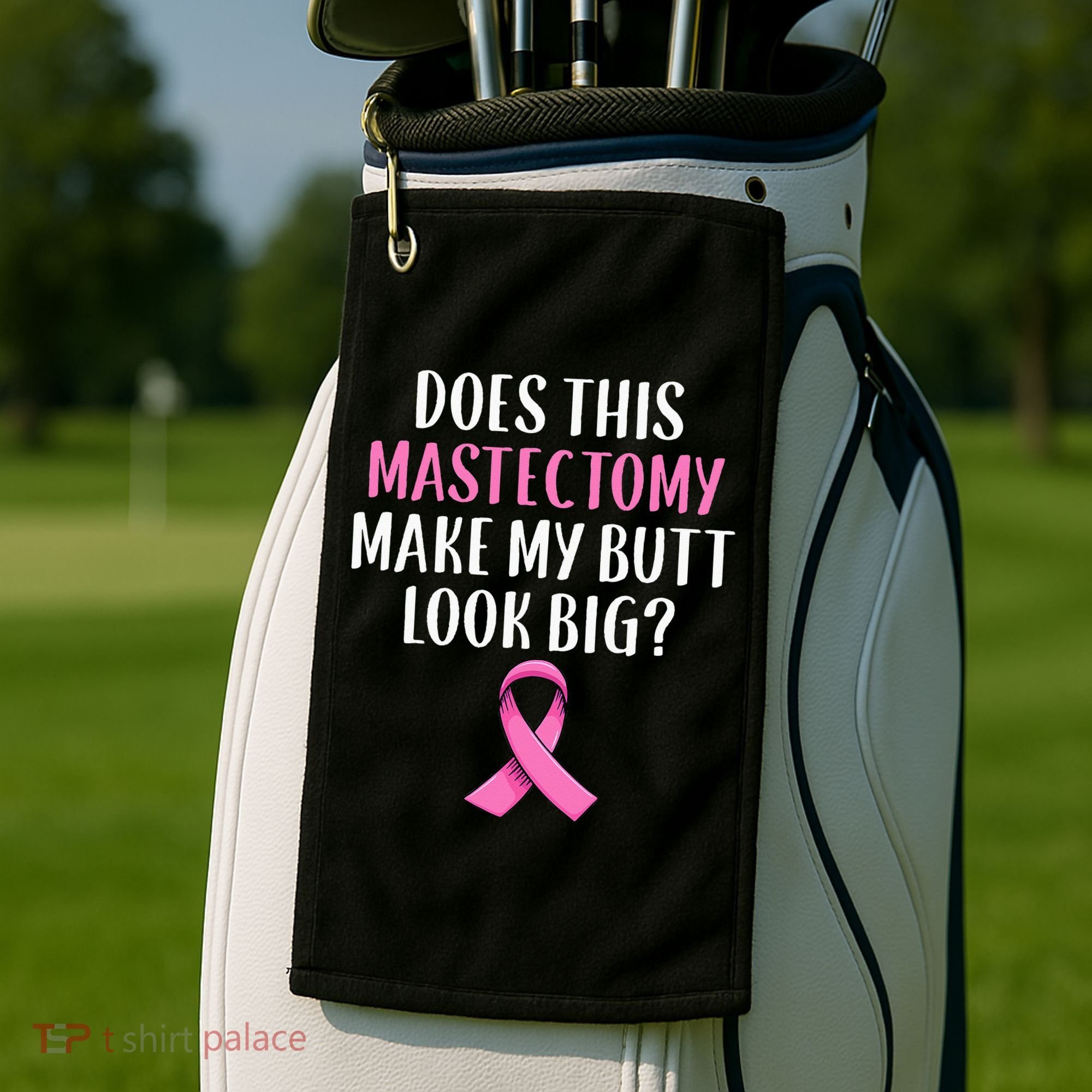 Mastectomy Survivor Breast Cancer Awareness Women Funny Gift Golf Towel