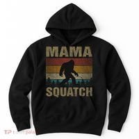 Mama Squatch Bigfoot Mama Sasquatch Yeti Family Matching Hoodie thumb 0