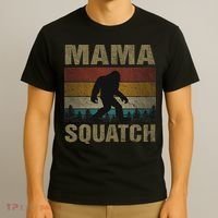 Mama Squatch Bigfoot Mama Sasquatch Yeti Family Matching T-Shirt thumb 3