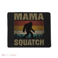 Mama Squatch Bigfoot Mama Sasquatch Yeti Family Matching Mousepad thumb 0