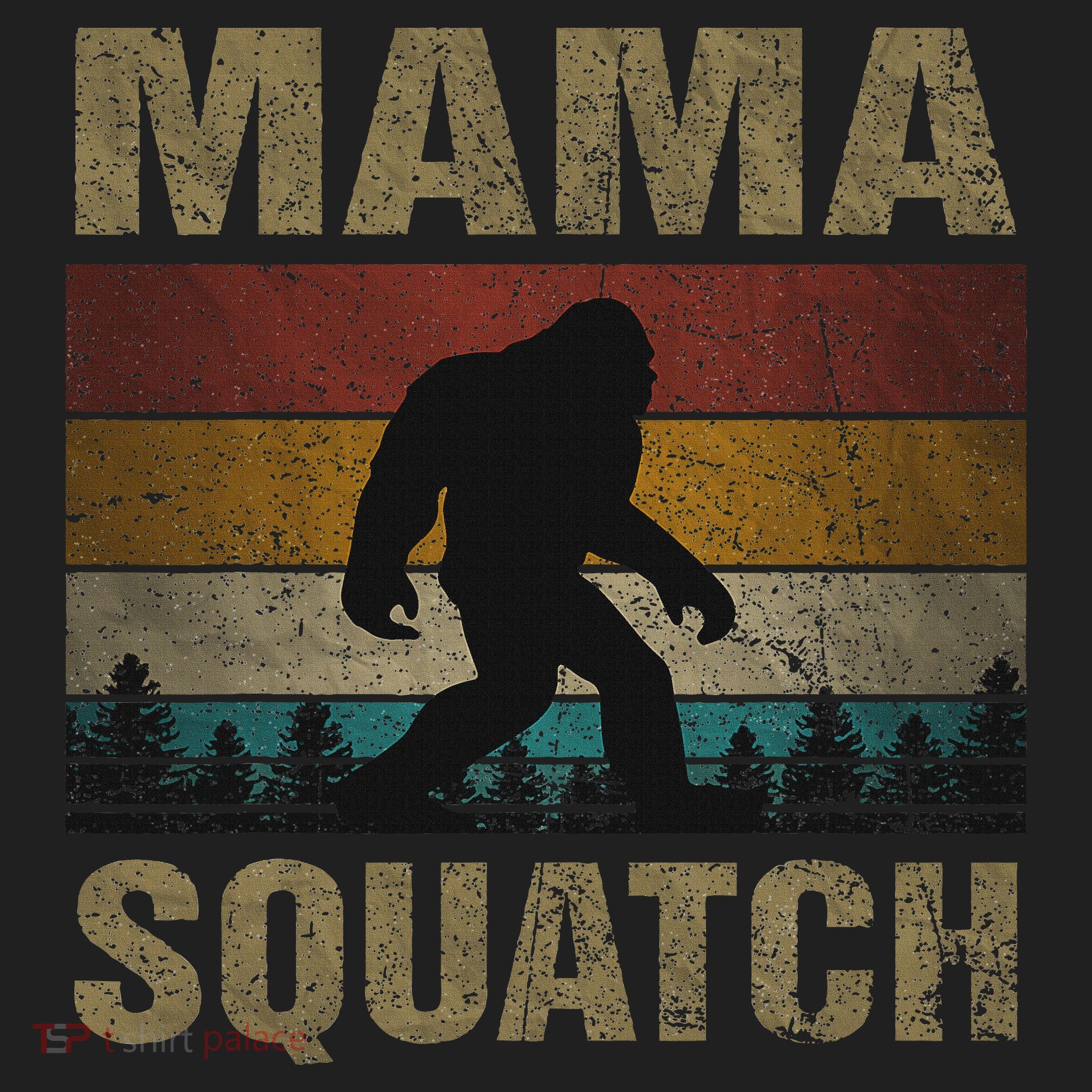 Mama Squatch Bigfoot Mama Sasquatch Yeti Family Matching Hat