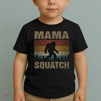 Mama Squatch Bigfoot Mama Sasquatch Yeti Family Matching Toddler T-Shirt thumb 2