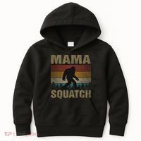 Mama Squatch Bigfoot Mama Sasquatch Yeti Family Matching Kids Hoodie thumb 0