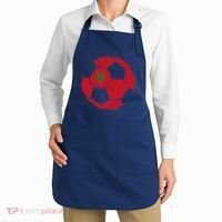 Morocco Soccer Ball Flag Moroccan Football Soccer Apron thumb 2