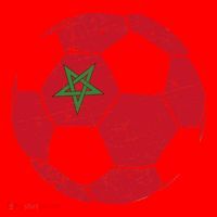 Morocco Soccer Ball Flag Moroccan Football Soccer Santa Hat thumb 1