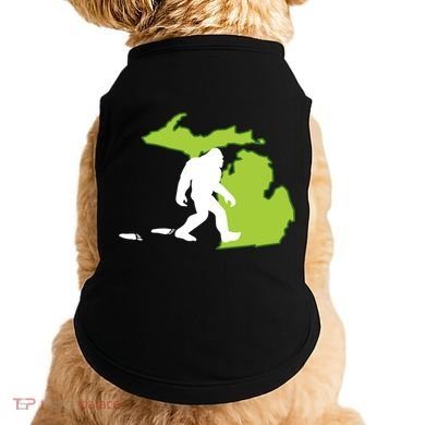 Michigan State Bigfoot Hunter Gift Great Gift Doggie Tank