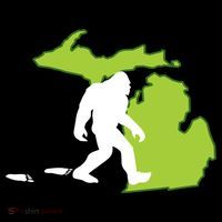 Michigan State Bigfoot Hunter Gift Great Gift Doggie Tank thumb 4