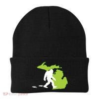 Michigan State Bigfoot Hunter Gift Great Gift Beanie thumb 0