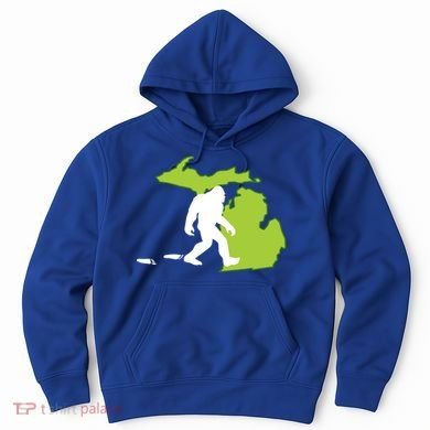 Michigan State Bigfoot Hunter Gift Great Gift Hoodie