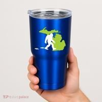 Michigan State Bigfoot Hunter Gift Great Gift Tumbler thumb 2