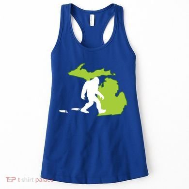 Michigan State Bigfoot Hunter Gift Great Gift Women's Tank Top