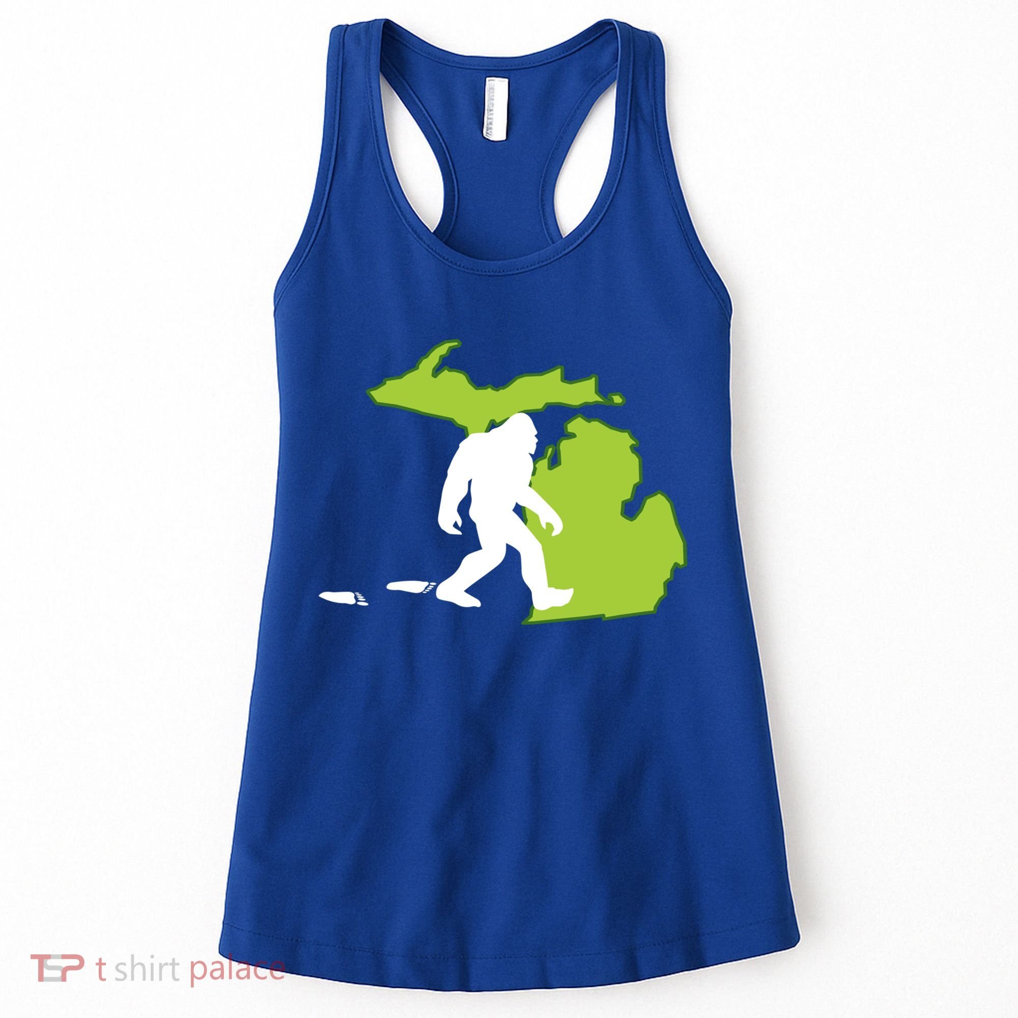 Michigan State Bigfoot Hunter Gift Great Gift Women's Tank Top
