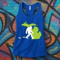 Michigan State Bigfoot Hunter Gift Great Gift Women's Tank Top thumb 3