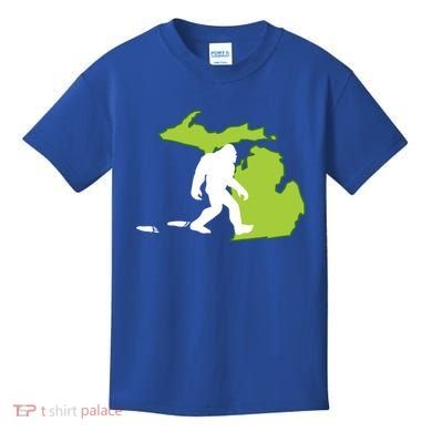 Michigan State Bigfoot Hunter Gift Great Gift Kids T-Shirt