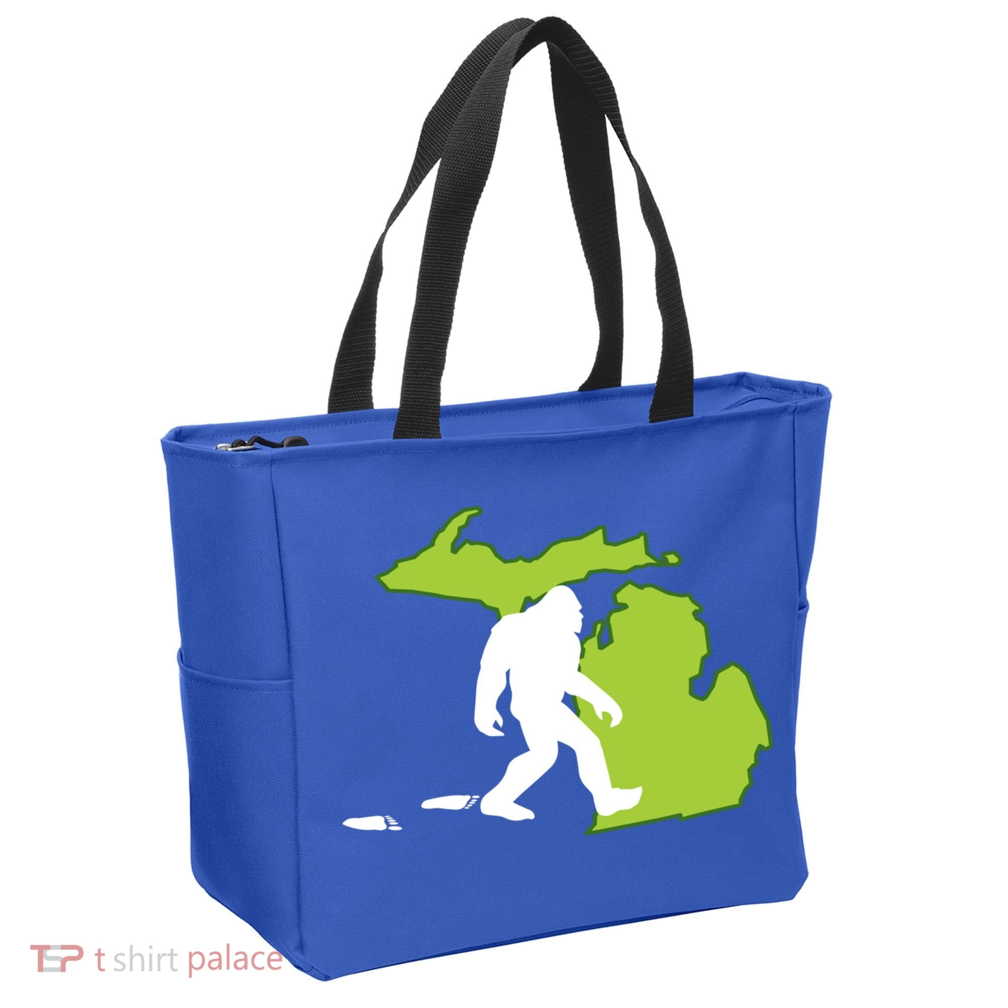 Michigan State Bigfoot Hunter Gift Great Gift Tote Bag