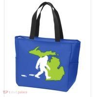 Michigan State Bigfoot Hunter Gift Great Gift Tote Bag thumb 3
