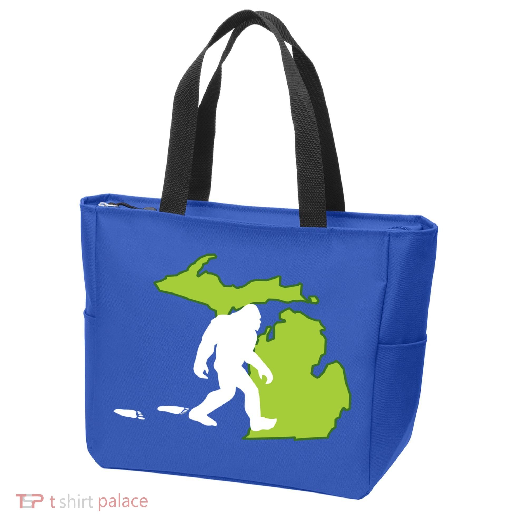 Michigan State Bigfoot Hunter Gift Great Gift Tote Bag