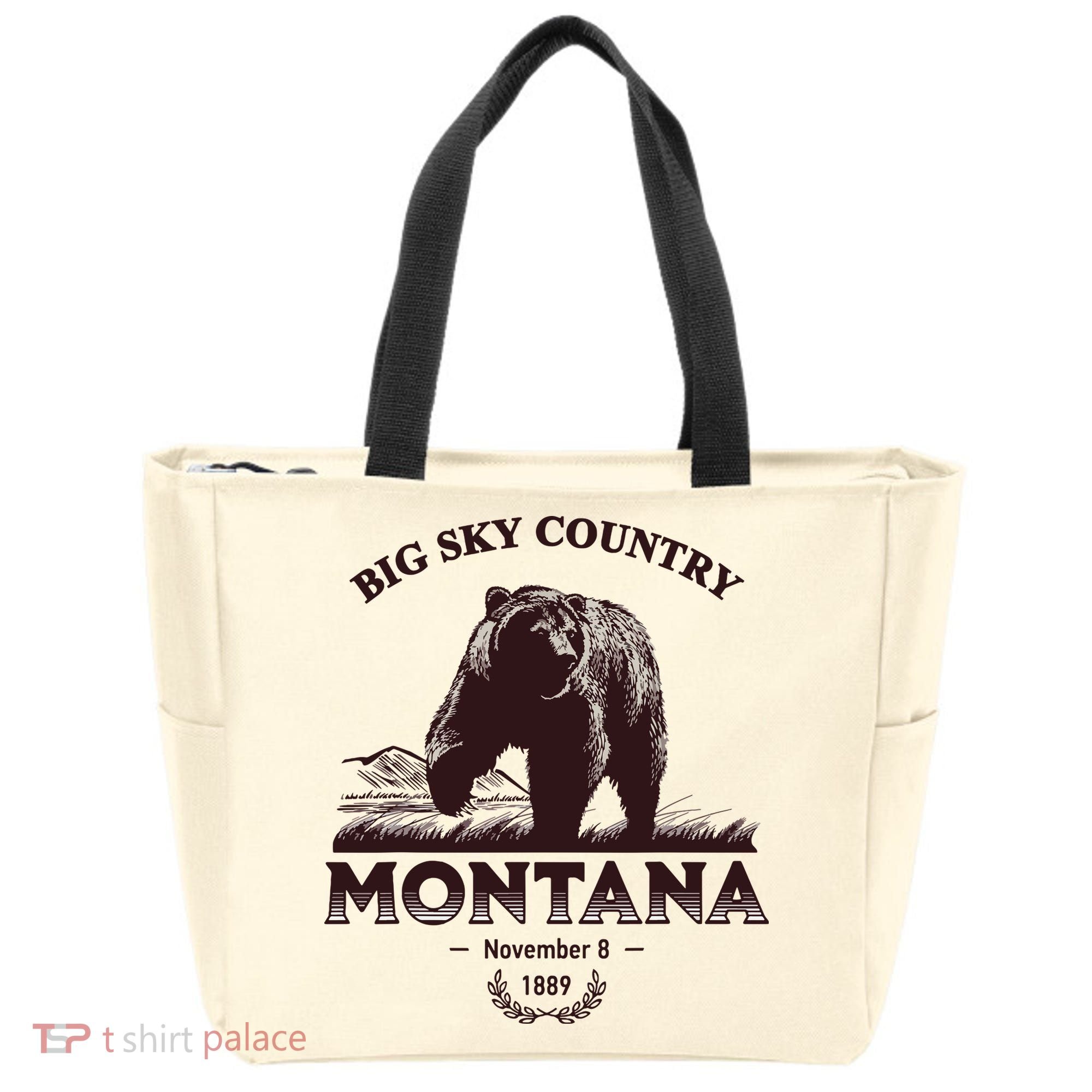 Montana State Big Sky Country Country Tote Bag