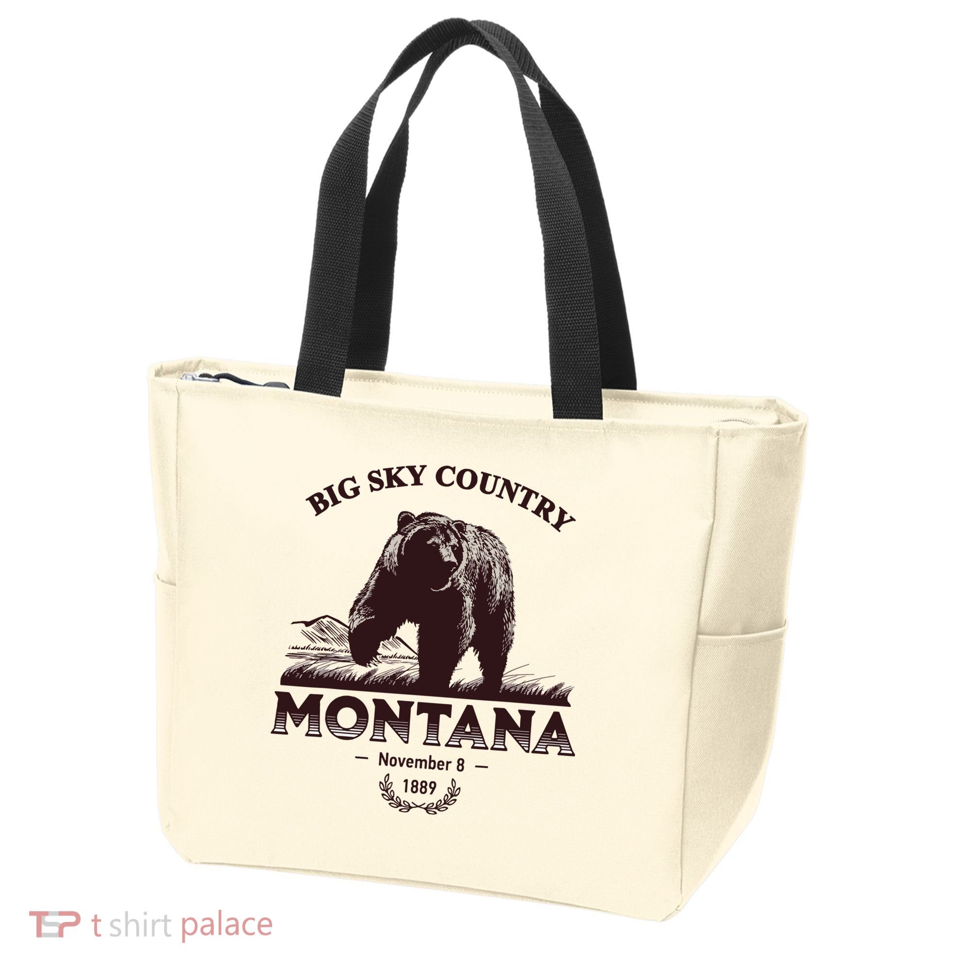 Montana State Big Sky Country Country Tote Bag
