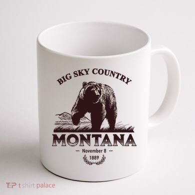 Montana State Big Sky Country Country Coffee Mug back