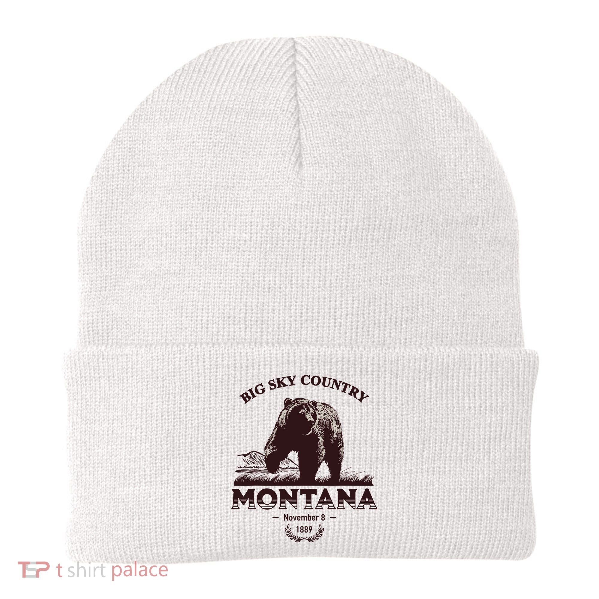 Montana State Big Sky Country Country Beanie
