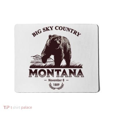 Montana State Big Sky Country Country Mousepad