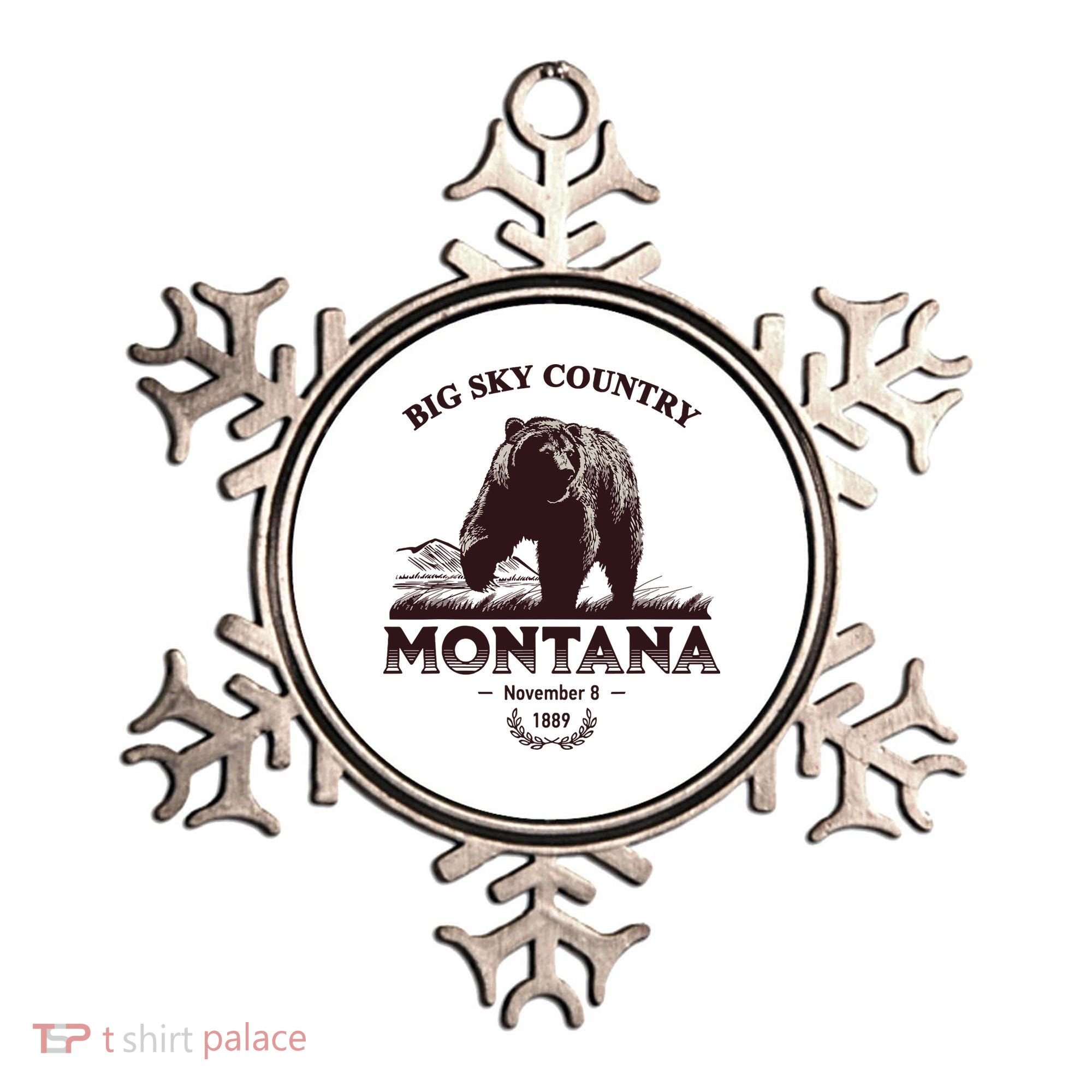 Montana State Big Sky Country Country Ornament