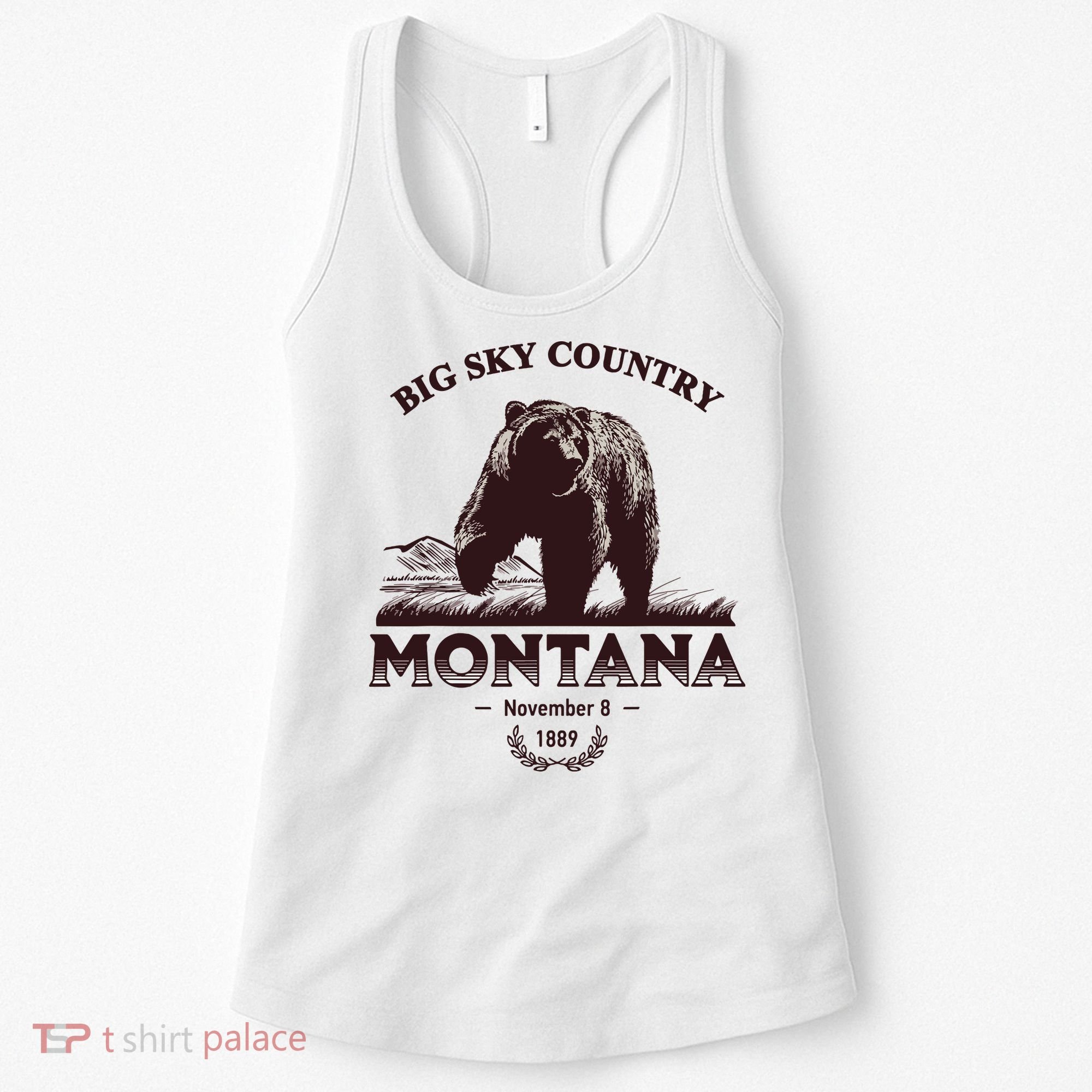 Montana State Big Sky Country Country Women's Tank Top