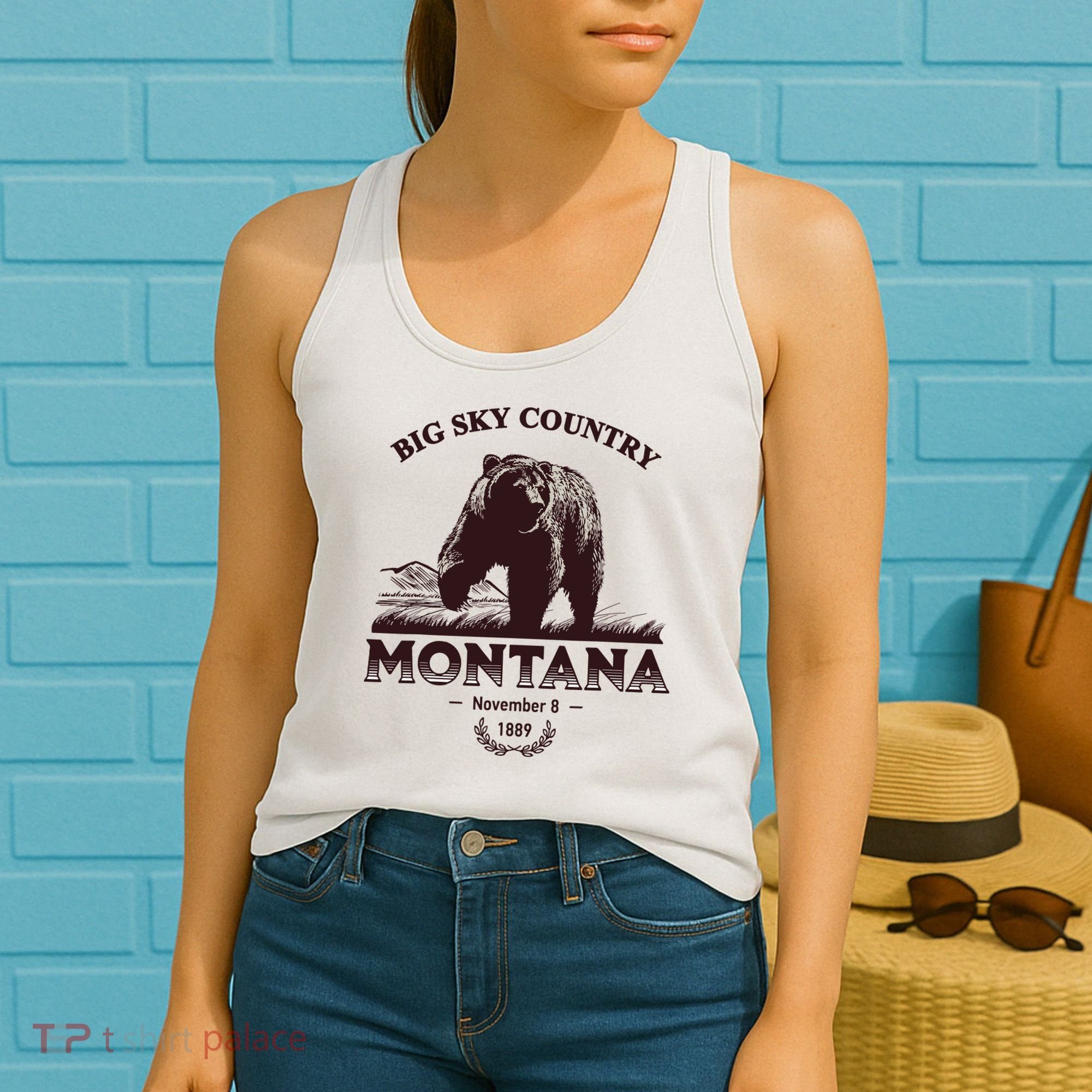 Montana State Big Sky Country Country Women's Tank Top