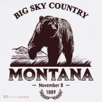 Montana State Big Sky Country Country Baby Bodysuit thumb 2