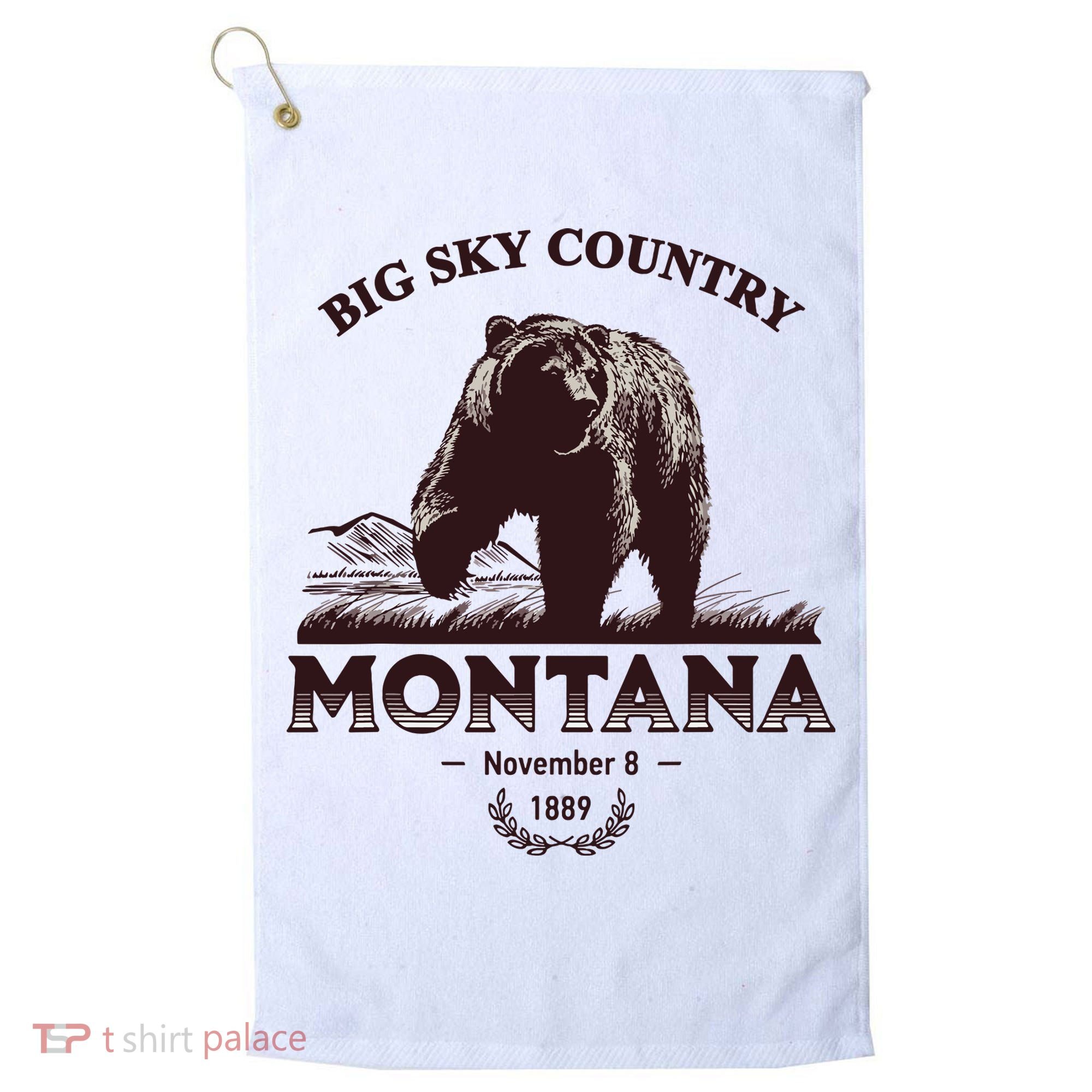 Montana State Big Sky Country Country Golf Towel