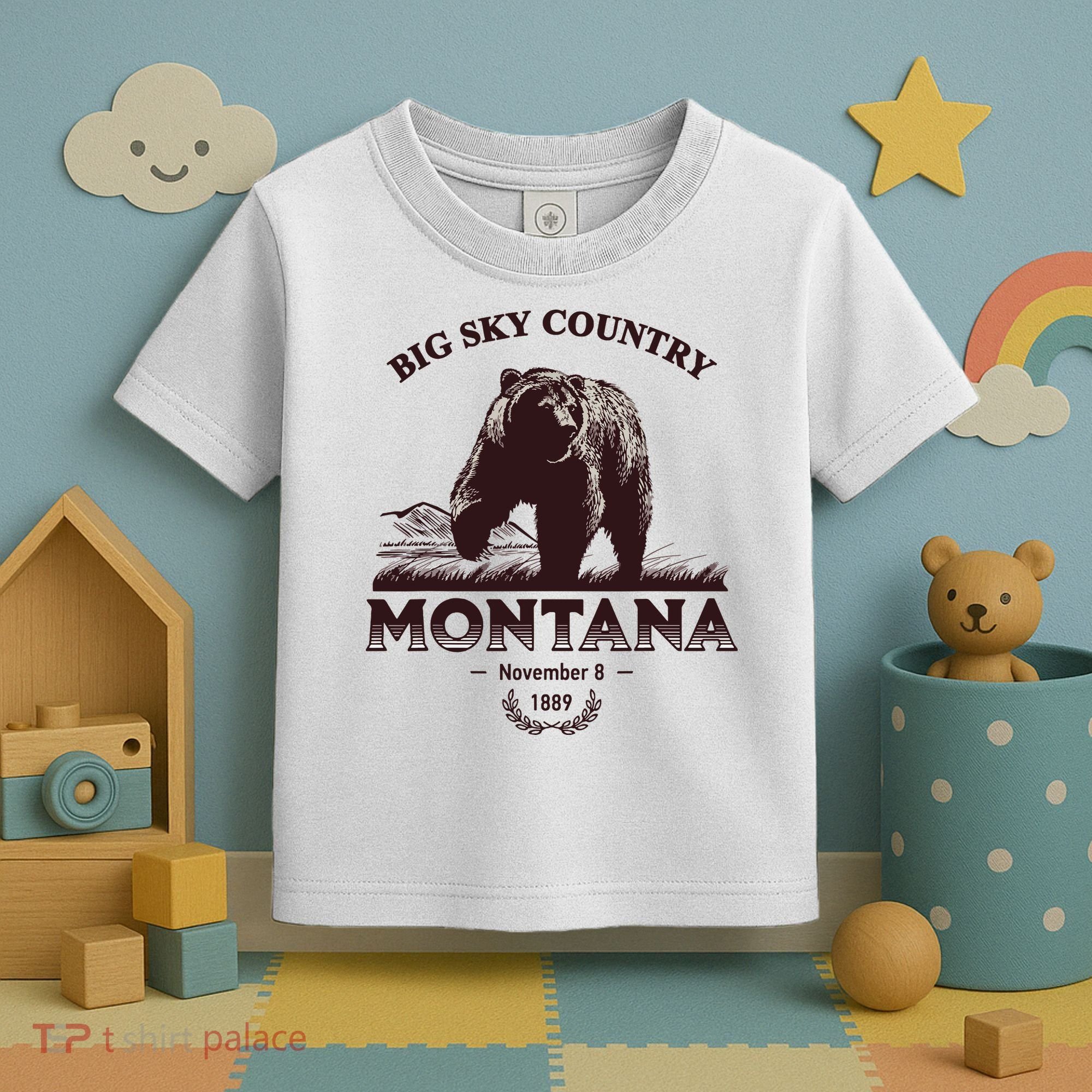 Montana State Big Sky Country Country Toddler T-Shirt