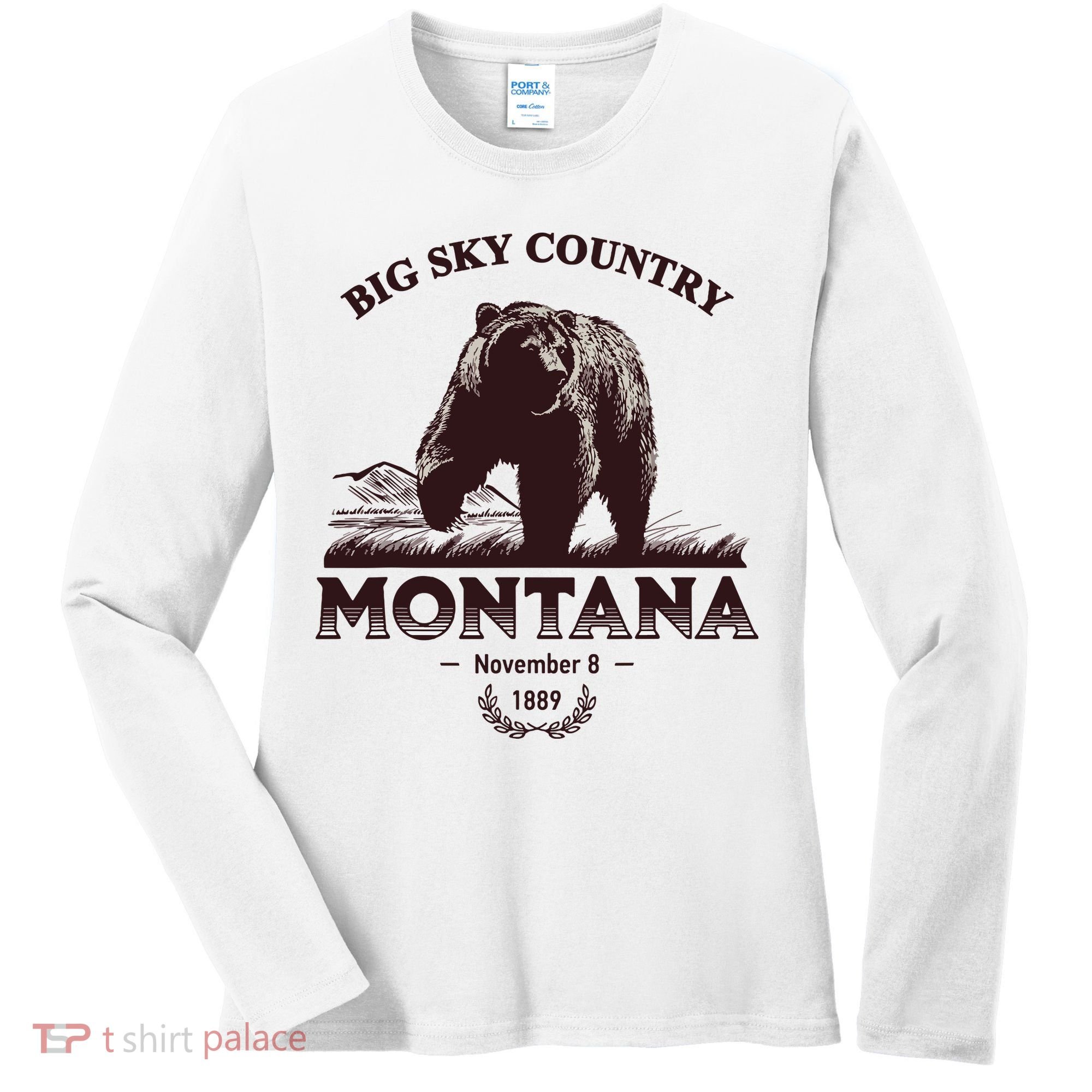 Montana State Big Sky Country Country Women's Long Sleeve Shirt