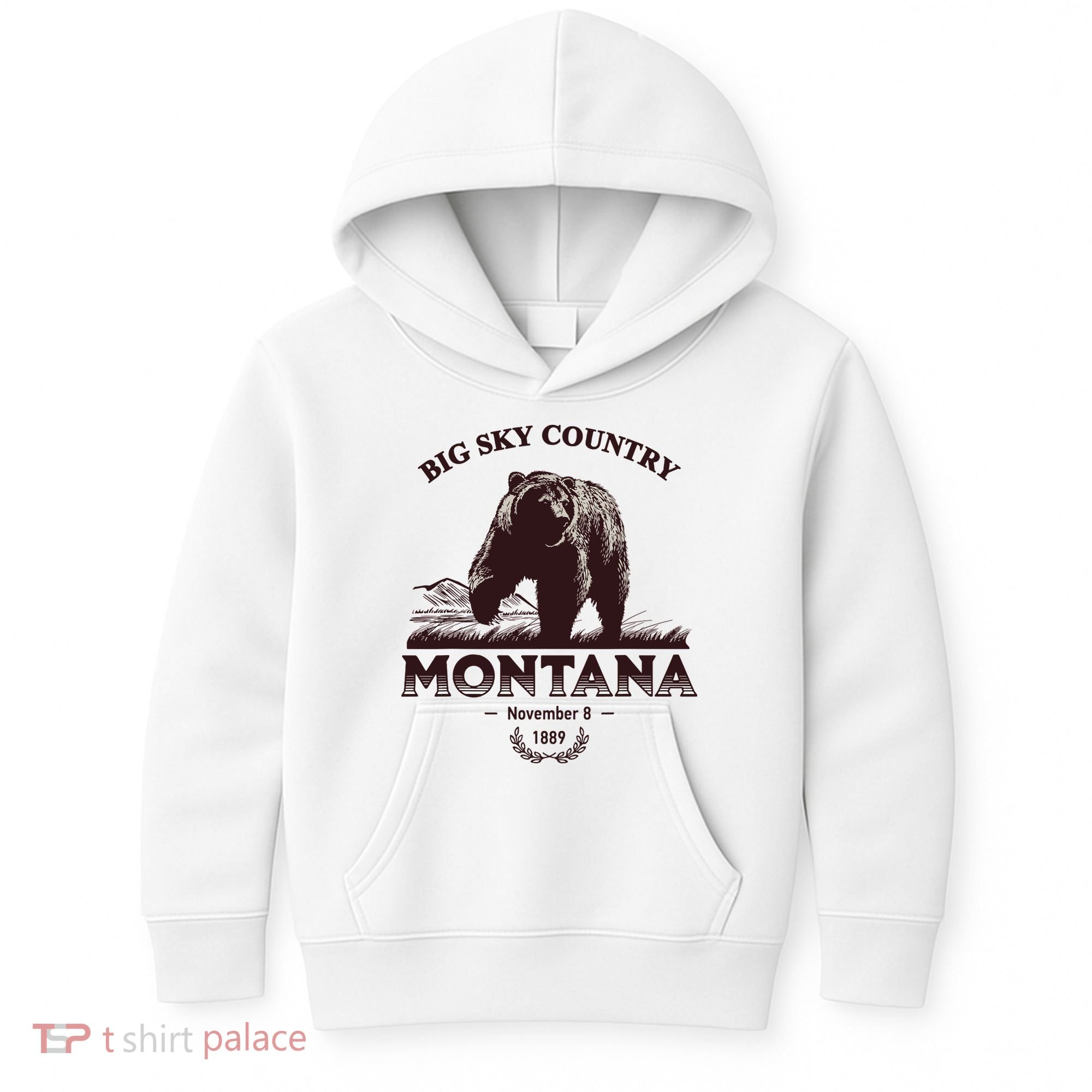 Montana State Big Sky Country Country Kids Hoodie