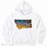 Montana Shape Brown Trout Fish D.E.R.E.K D.E.Y.O.U.N.G Art Hoodie thumb 0