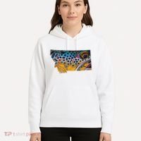 Montana Shape Brown Trout Fish D.E.R.E.K D.E.Y.O.U.N.G Art Hoodie thumb 5