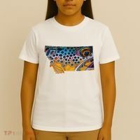 Montana Shape Brown Trout Fish D.E.R.E.K D.E.Y.O.U.N.G Art T-Shirt thumb 4