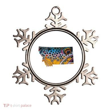 Montana Shape Brown Trout Fish D.E.R.E.K D.E.Y.O.U.N.G Art Ornament