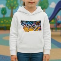 Montana Shape Brown Trout Fish D.E.R.E.K D.E.Y.O.U.N.G Art Kids Hoodie thumb 3